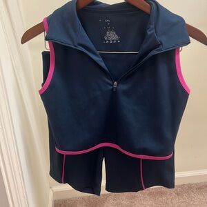 Sincerely Jules active wear set - crop top with shorts